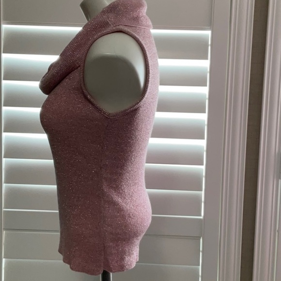 EUC  CHARLOTTE Russe  Size S  Bust 30"  Pink and Sparkly  Sleeveless - Picture 5 of 6